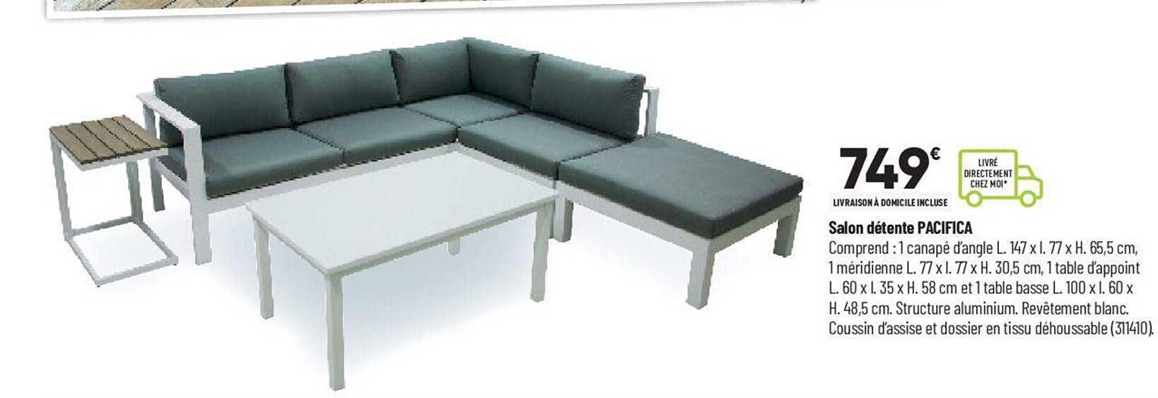 salon détente pacifica