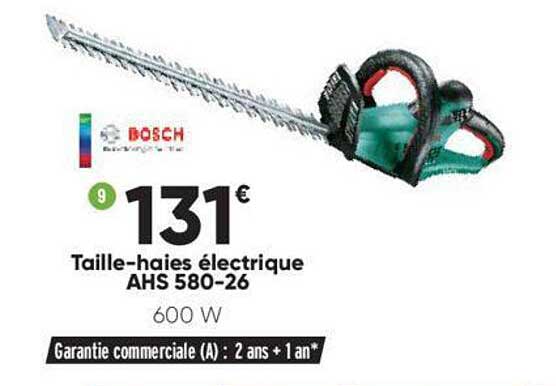 taille-haies électrique ahs 580-26 bosch