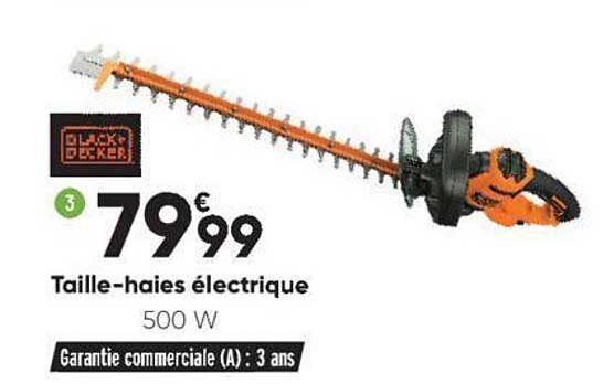 taille-haies électrique black+decker