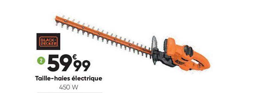 taille-haies électrique black+decker