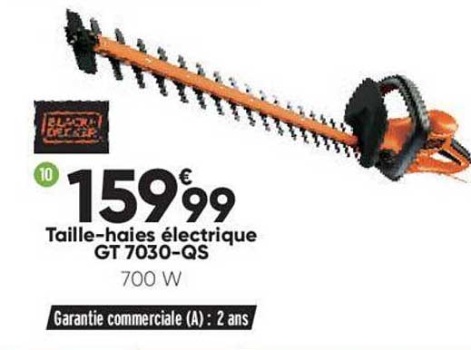 taille-haies électrique gt 7030-qs black+decker
