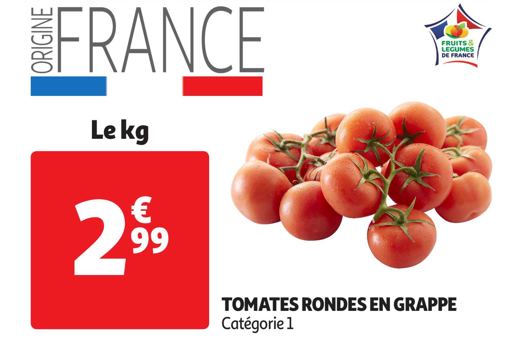 Tomates Rondes En Grappe