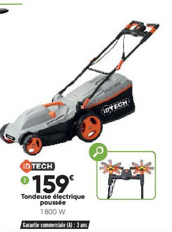 tondeuse électrique poussée