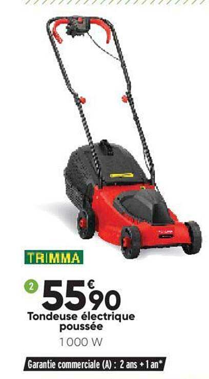 Tondeuse électrique Poussée