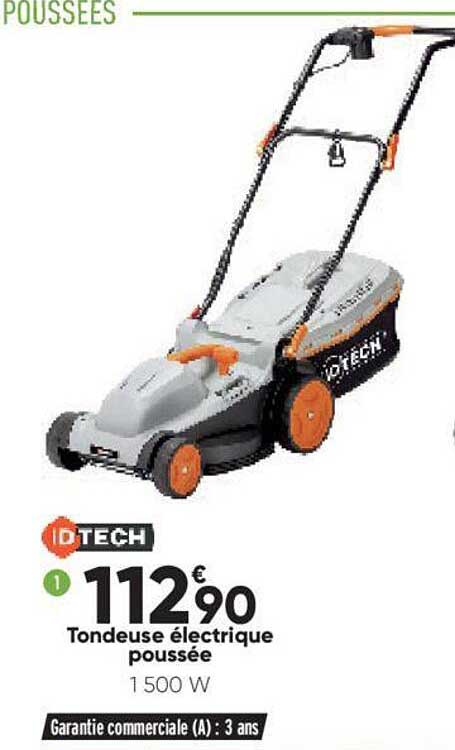 tondeuse électrique poussée