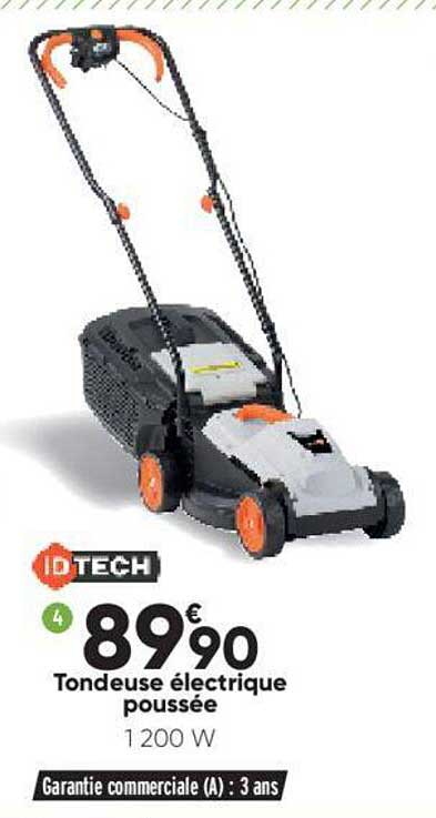 tondeuse électrique poussée id tech