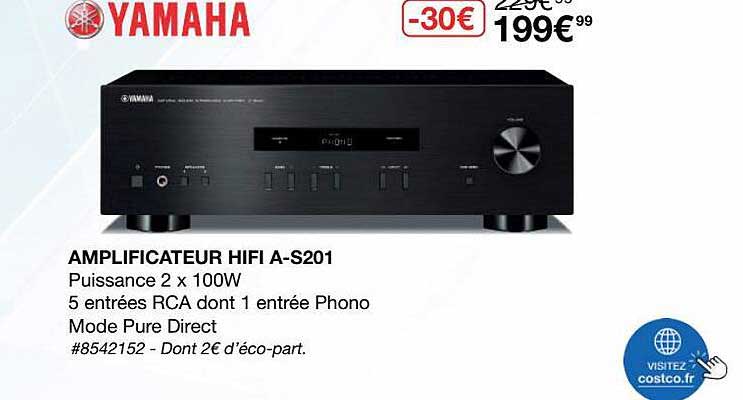 amplificateur hifi a-s201 yamaha
