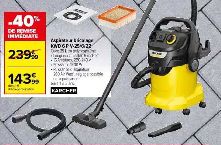 Aspirateur Bricolage Kwd 6 P V-25-6-22 Kärcher