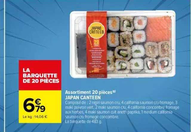 assortiment 20 pièces japan canteen