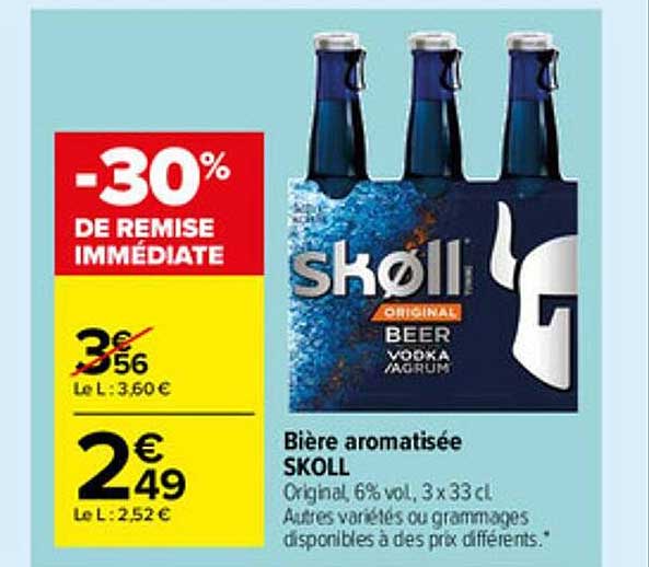 bière aromatisée skoll