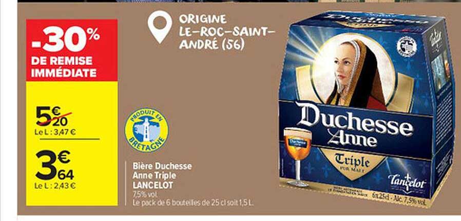 Bière Duchesse Anne Triple Lancelot