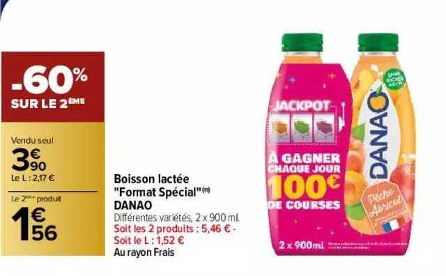 boisson lactée "format spécial" danao