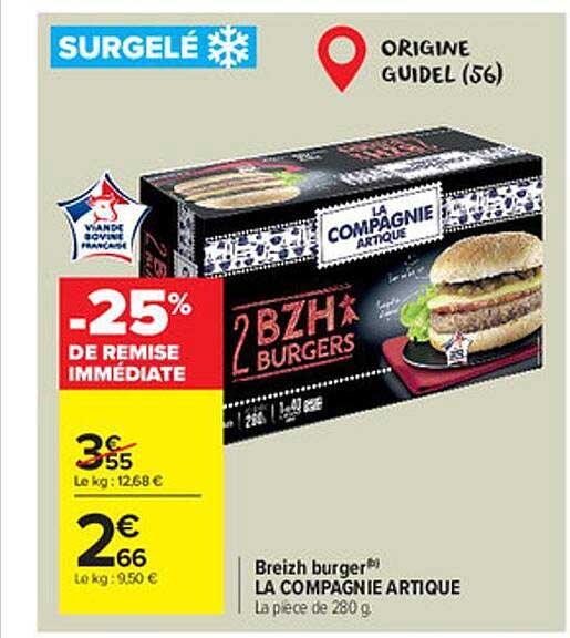 breizh burger la compagnie artique