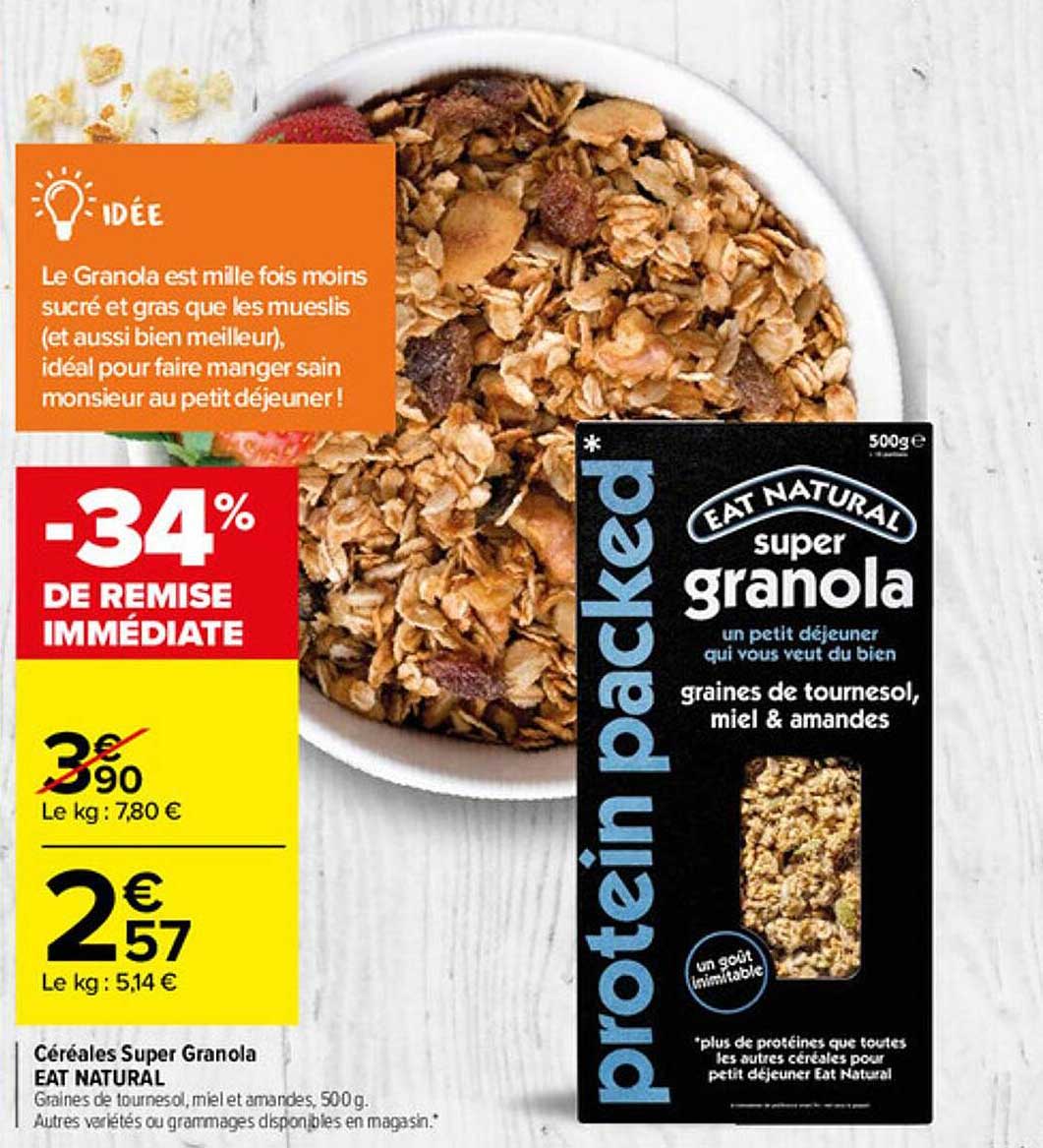 céréales super granola eat natural