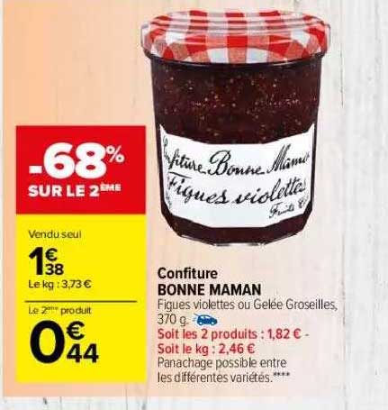 confiture bonne maman