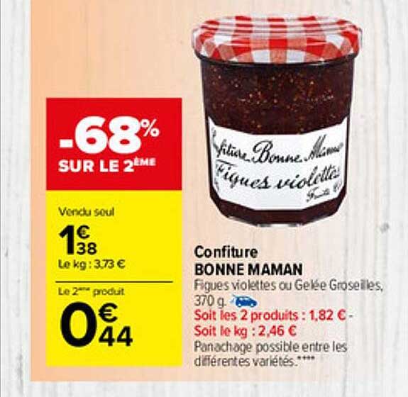 confiture bonne maman