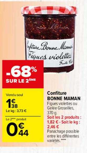 confiture bonne maman