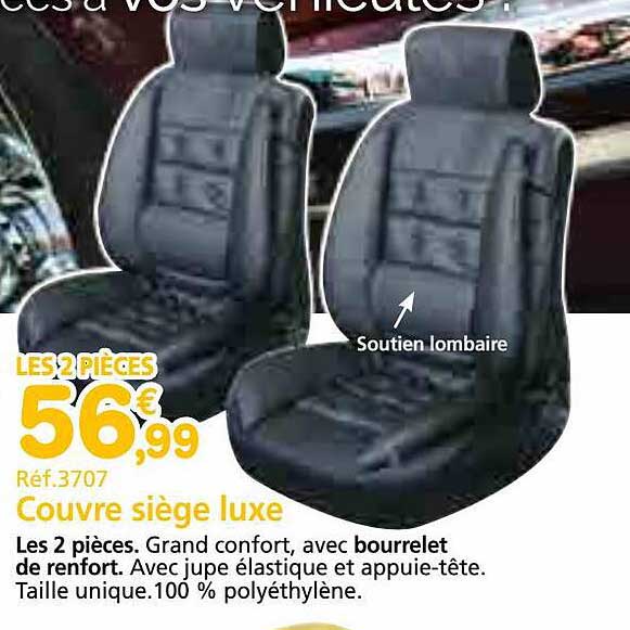 couvre siège luxe