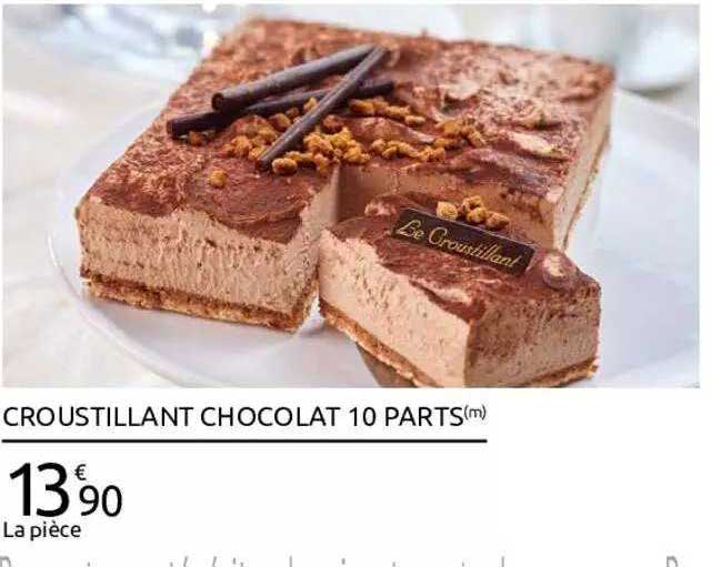 Croustillant Chocolat 10 Parts