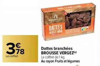 dattes branchées brousse vergez