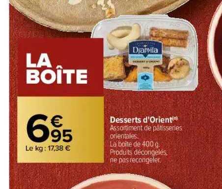 desserts d'orient