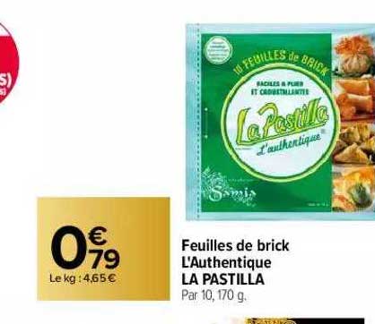 feuilles de brick l'authentique la pastilla