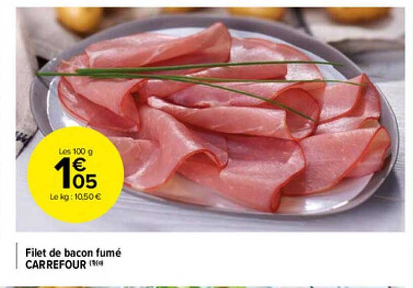 Filet De Bacon Fumé Carrefour