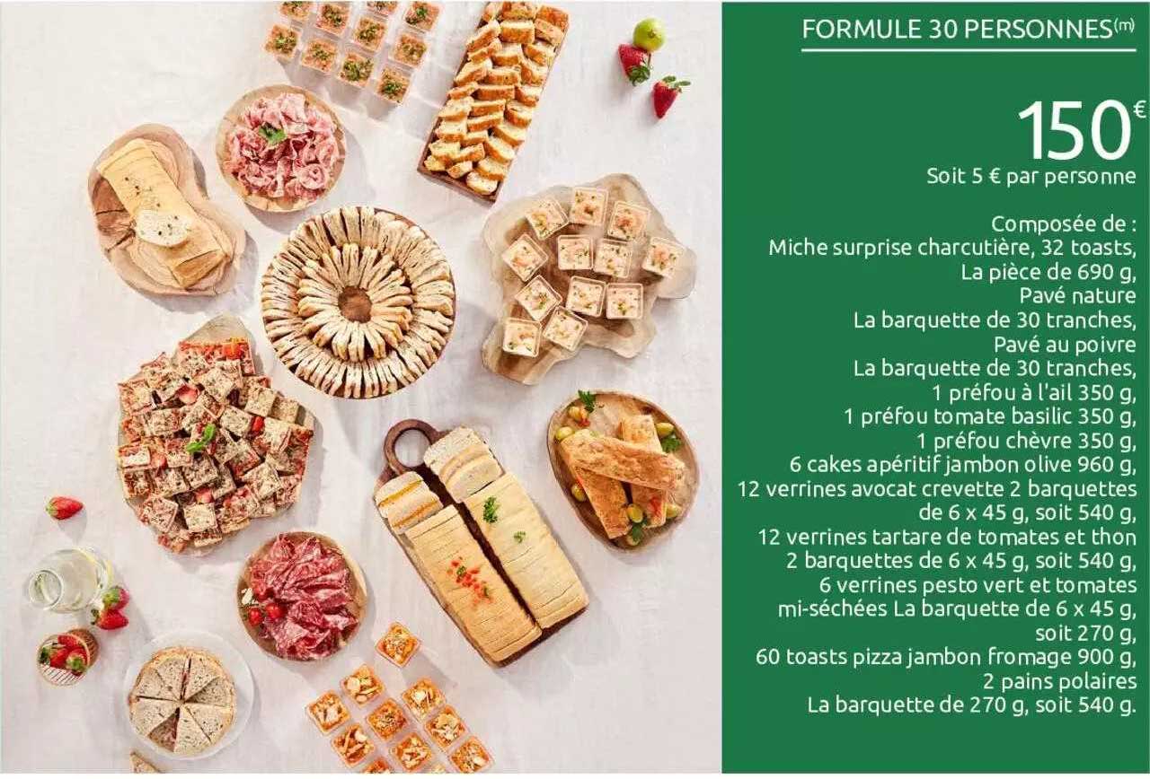 formule 30 personnes