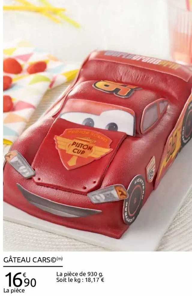 Gâteau Cars