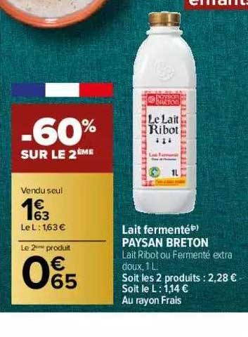 lait fermenté paysan breton