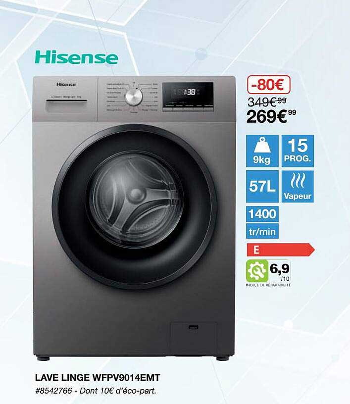 lave linge hisense