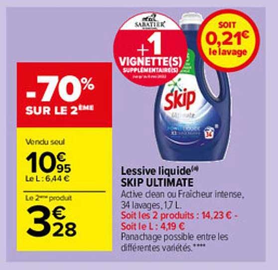 Lessive Liquide Skip Ultimate