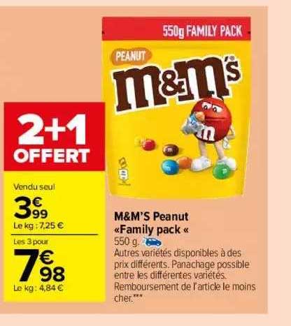 M&m's Peanut «family Pack»
