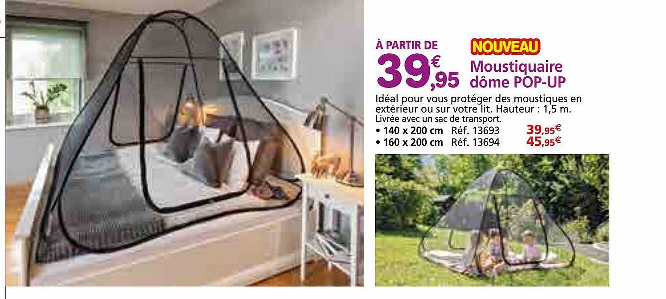 moustiquaire dôme pop-up