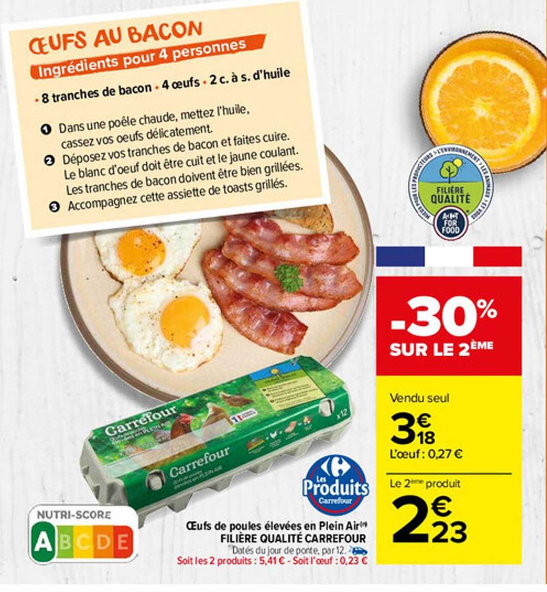 Oeufs De Poules élevées En Plein Air Filière Qualité Carrefour
