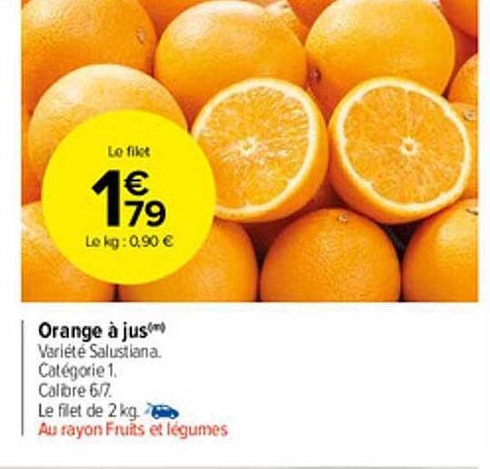 orange à jus salustiana