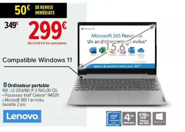 Ordinateur Portable Lenovo