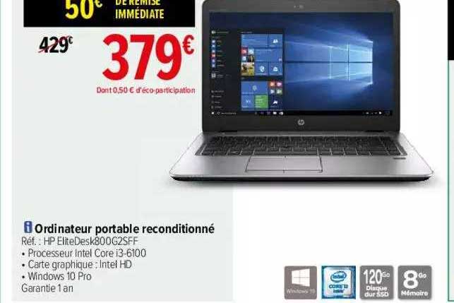 Ordinateur Portable Reconditionné