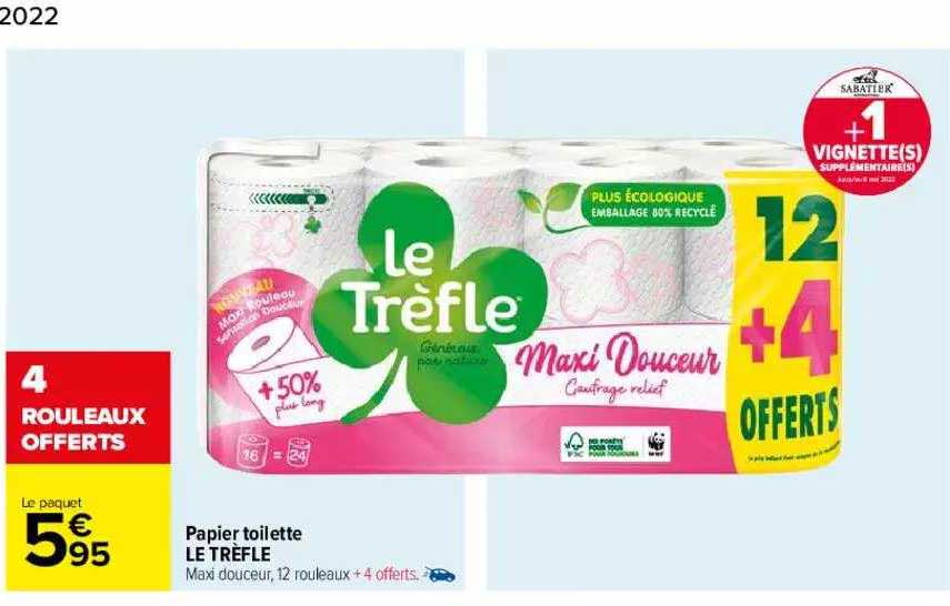 Papier Toilette Le Trèfle