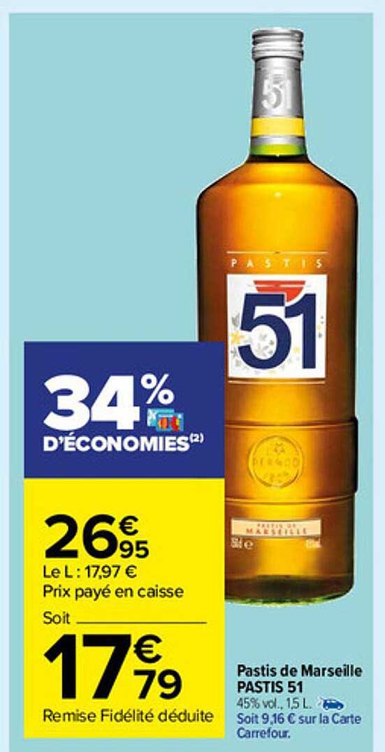 Pastis De Marseille Pastis 51
