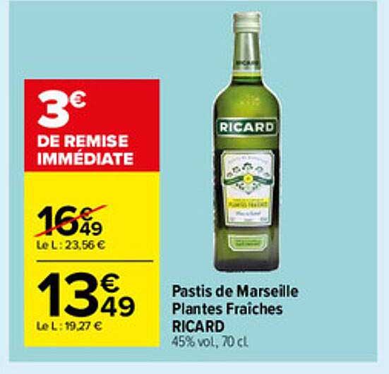 Pastis De Marseille Plantes Fraîches Ricard