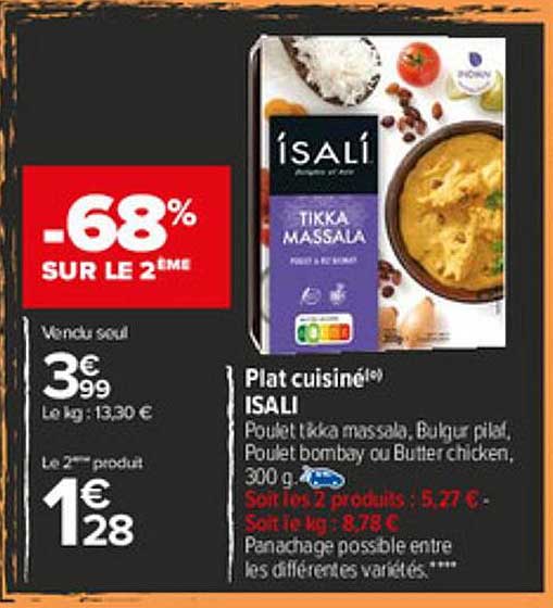 Plat Cuisiné Isali