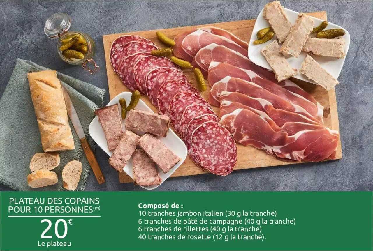 plateau des copains pour 10 personnes