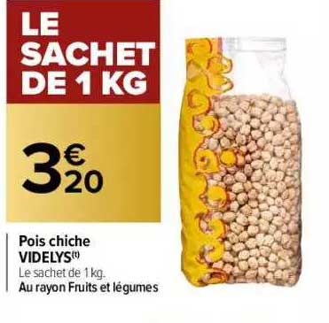 pois chiche videlys