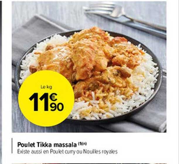 Poulet Tikka Massala
