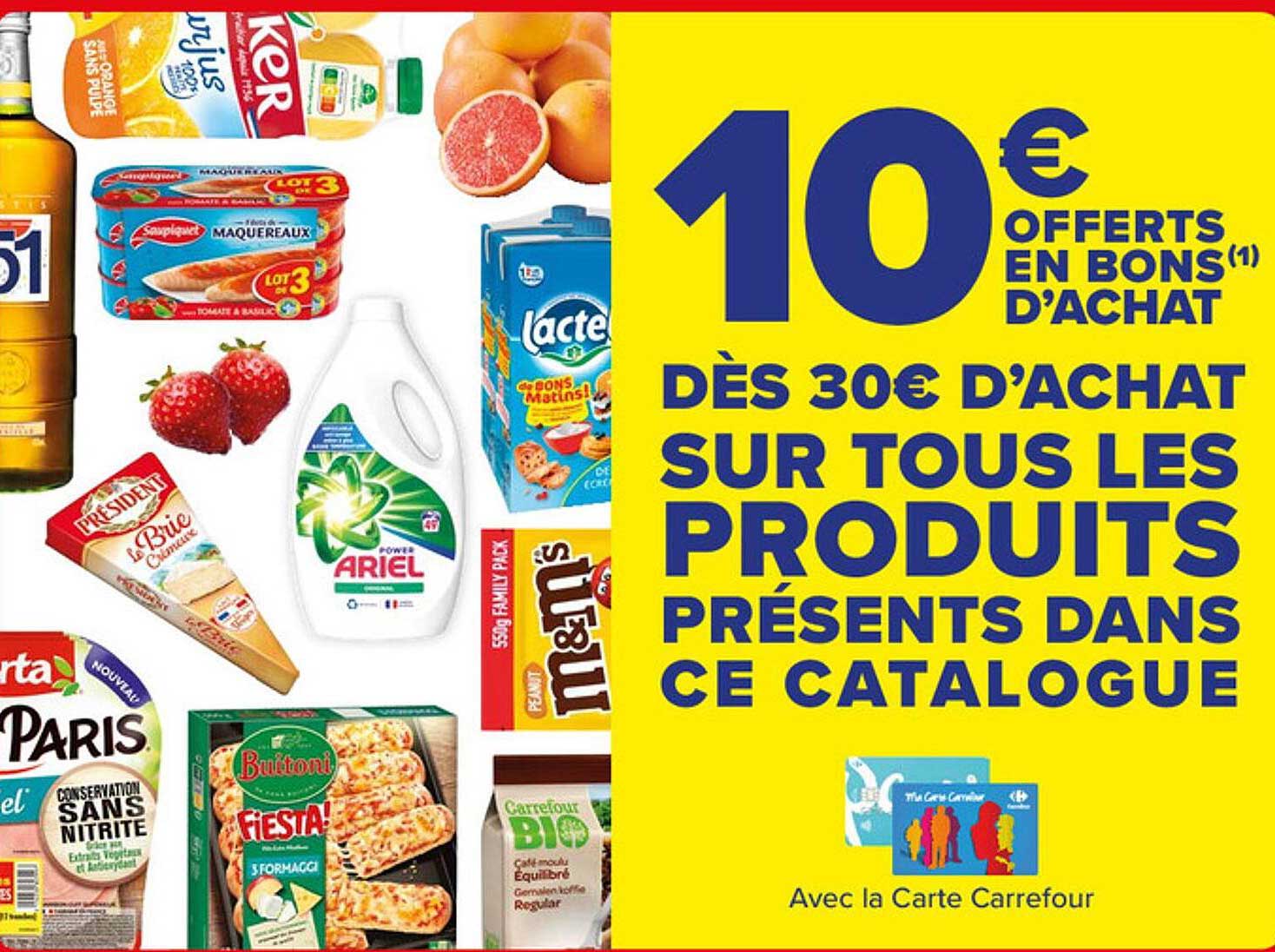 produits présents dans ce catalogue