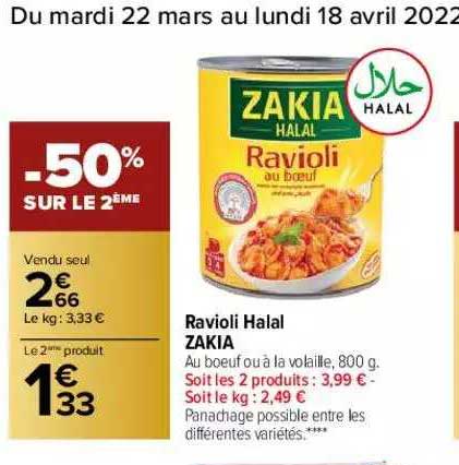Ravioli Halal Zakia