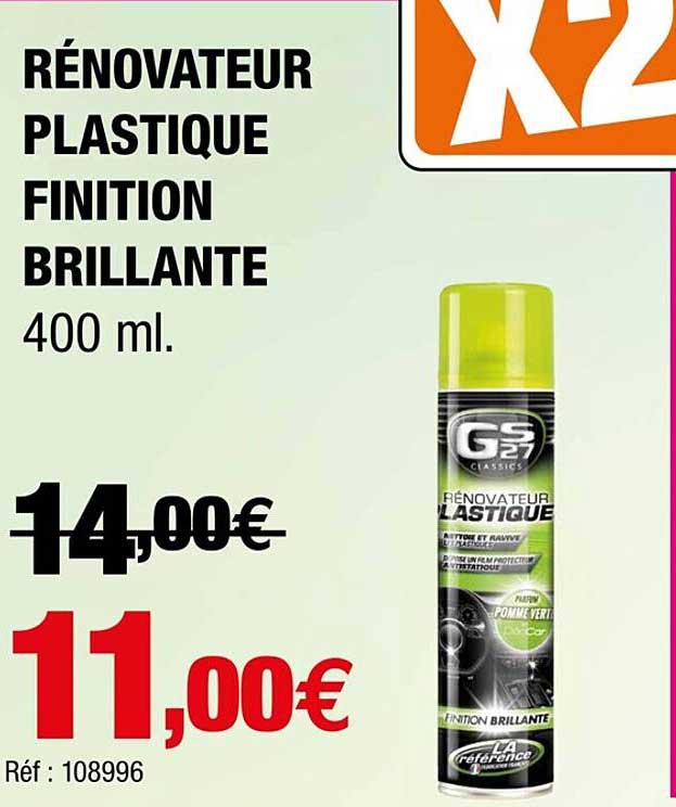 rénovateur plastique finition brillante