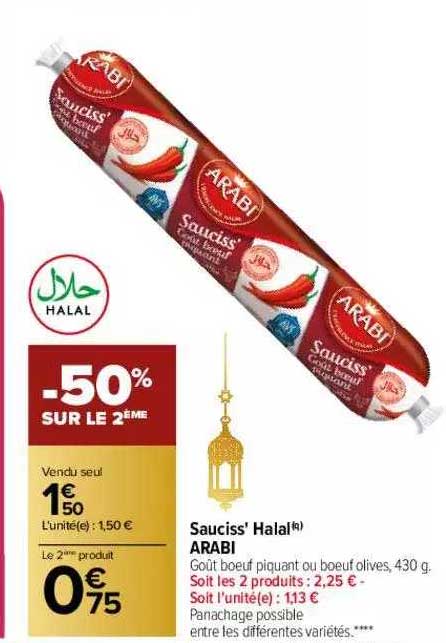 sauciss' halal arabi