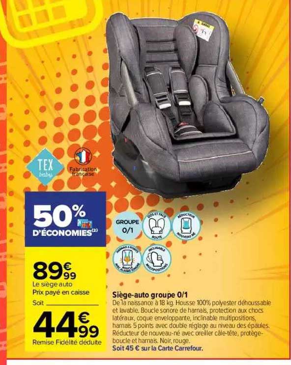 siège-auto groupe 0-1